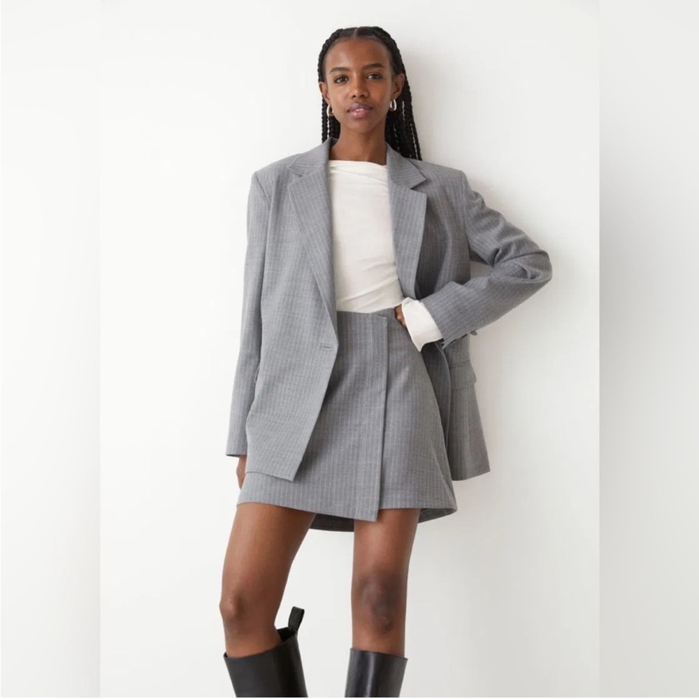 & Other Stories suit (oversized blazer and skirt)